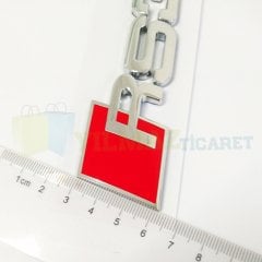Audi RS6 Bagaj Logo Yazı Arma Amblem Paslanmaz Çelik Yüksek Kalite