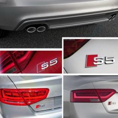 Audi S3 S4 S5 S6 S8 Arka Bagaj Logo Arma Amblem Paslanmaz Çelik Yüksek Kaliteli