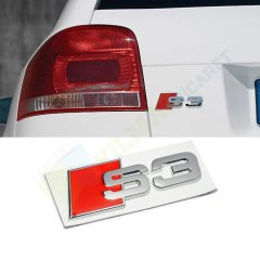Audi S3 S4 S5 S6 S8 Metal Logo Arka Bagaj Sürpriz Hediyeli