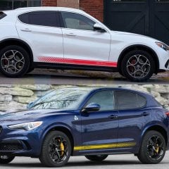 Alfa Romeo Logo Yan Kapı Altı Şerit Oto Sticker Etiket 2 Adet