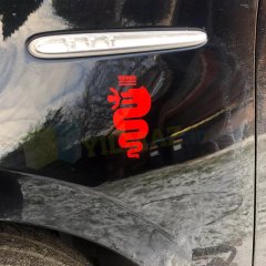 Alfa Romeo Logo Amblem Arma Oto Sticker Etiket Yapıştırma 2 Adet