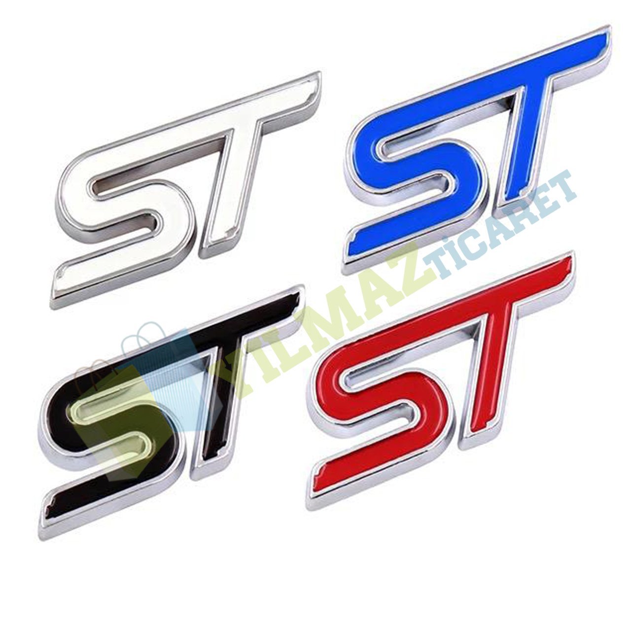 Ford St Bagaj Logo Arma Amblem Fiesta Focus Paslanmaz Çelik
