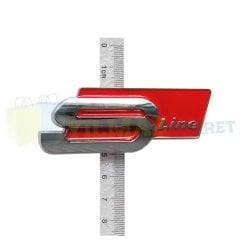 Audi S Line Bagaj Çamurluk Logo Arma Amblem A3 A4 Metal 1 Adet