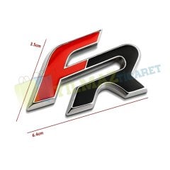 Seat Leon Ibiza Fr Logo Amblem Ön Arka Takım Paslanmaz Çelik