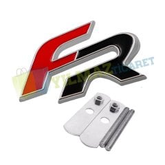 Seat Leon Ibiza Fr Logo Amblem Ön Arka Takım Paslanmaz Çelik