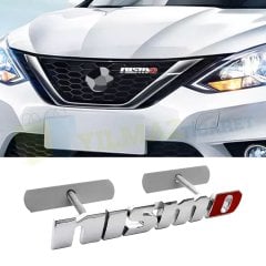 Nissan Nismo Logo Arma Ön Panjur Bagaj Set Amblem Paslanmaz Çelik