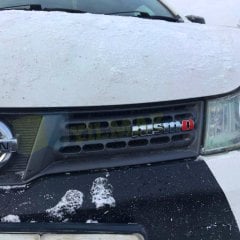 Nissan Nismo Logo Arma Ön Panjur Bagaj Set Amblem Paslanmaz Çelik