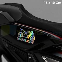 Motosiklet Araba Hologram Oto Motosiklet Renkli Sticker Yapıştırma Etiket Çıkartma 15 x 10 cm