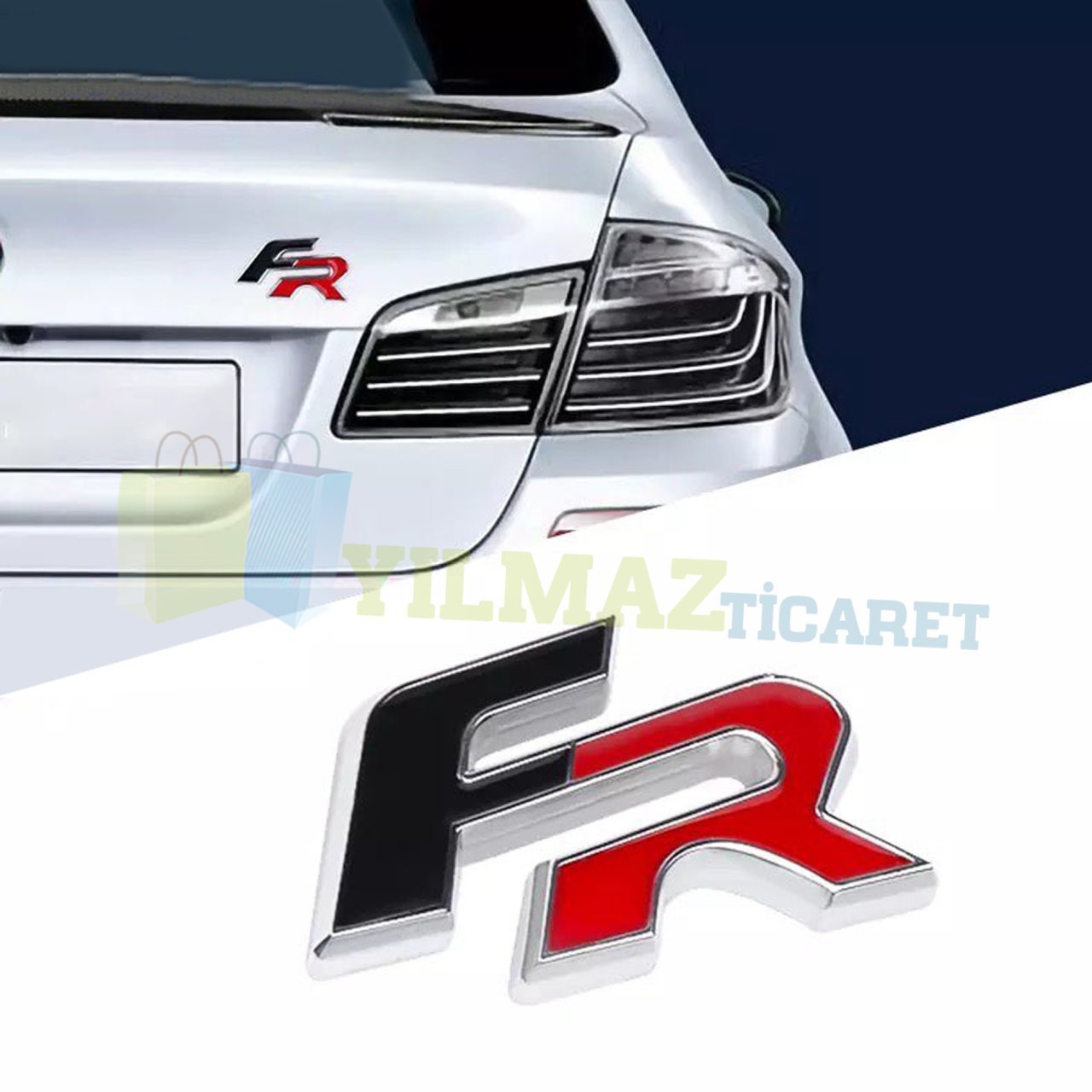 Seat Leon Ibiza Fr Logo Metal Arka Bagaj Amblem Arma Yapıştırma