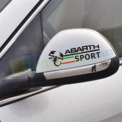 Fiat Punto Abarth Akrep Ayna Sticker Etiket Çıkartma 1 Çift Süper