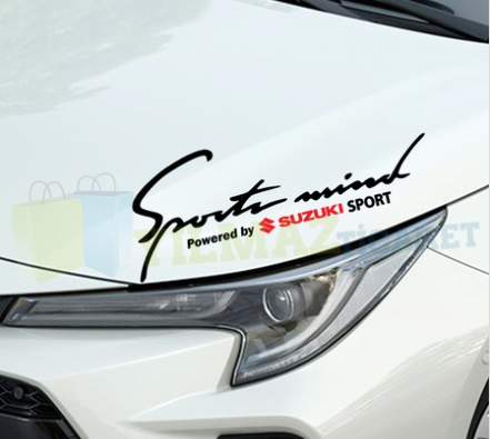 Suzuki Sport Mind Kaput Far Tampon Oto Sticker Yapıştırma Etiket