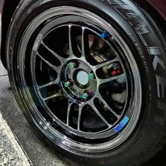 Oto Sticker Enkei RPF1 Jant Sticker Set Etiket Yapıştırma 10 Adet