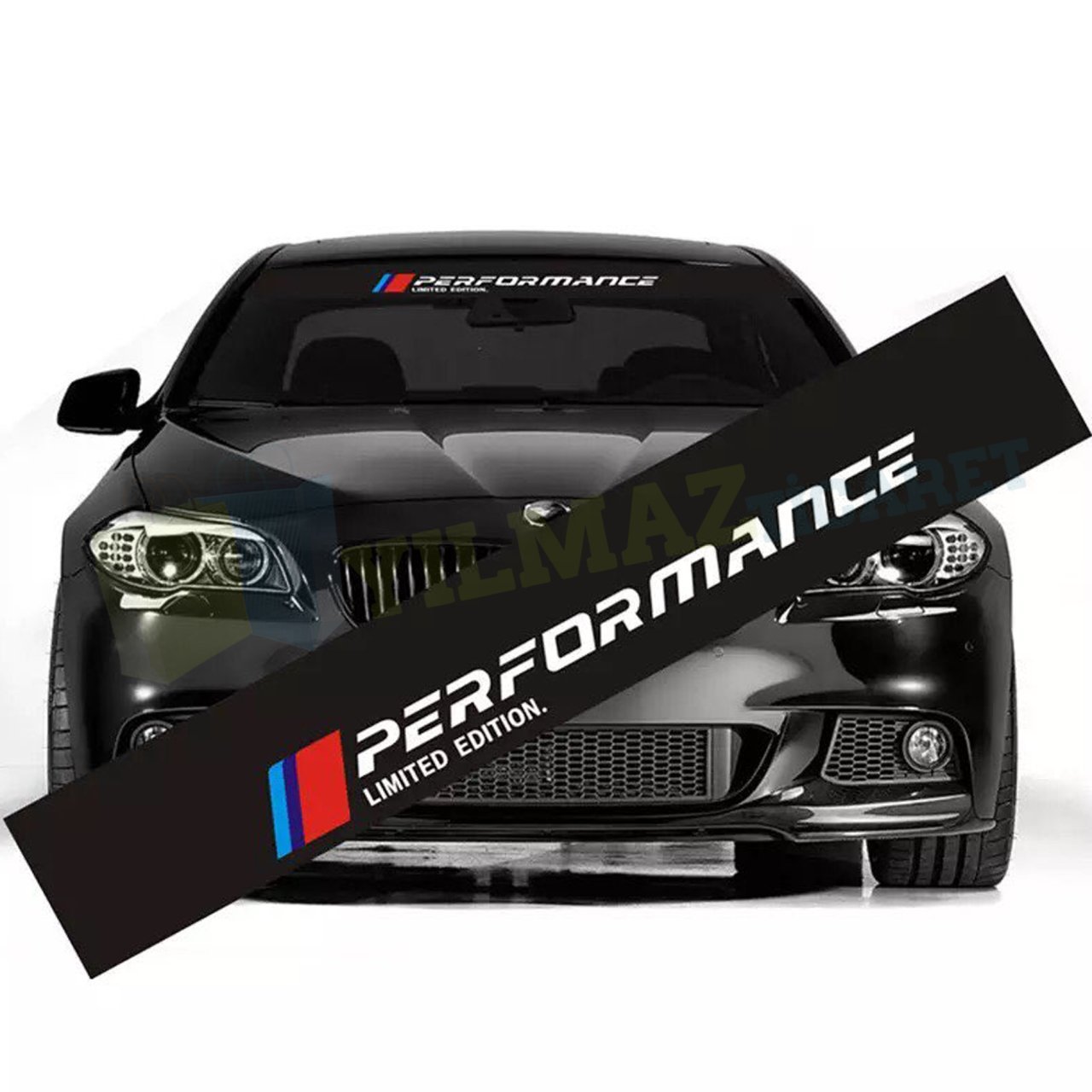 Bmw M Performance Ön Cam Güneşlik Oto Sticker Etiket Yapıştırma