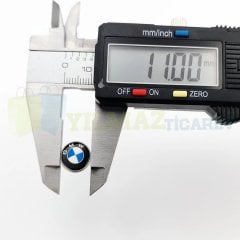 Bmw Anahtarlık Metal Alaşım Logo Amblem Arma 3M 2 Adet 11 Mm Yüksek Kalite