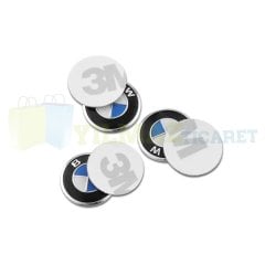 Bmw Anahtarlık Metal Alaşım Logo Amblem Arma 3M 2 Adet 11 Mm Yüksek Kalite