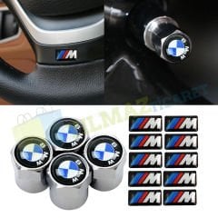 Bmw M Sibop Kapağı 4 Ad Jant Direksiyon M Damla Sticker Set 10 Ad