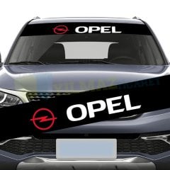 Opel Logo Ön Arka Cam Güneşlik Oto Sticker Yapıştırma Etiket