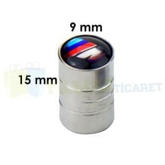 Bmw M Logo Arma Sibop Kapağı Metal Jant Vites Torpido Direksiyon Damla Sticker Etiket 4+10 Adet