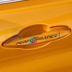 Bmw M Performance Logo Kapı Kolu Jant Oto Sticker Yapıştırma 4 Adet