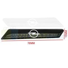 Opel Logo Arma Amblem Kapı Kolu Direksiyon Ayna Damla Silikon Etiket 3D Sticker 1 Çift