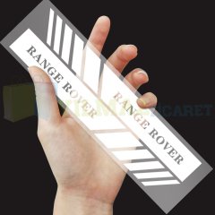 Range Rover Dikiz Yan Ayna Kapağı Oto Şerit Sticker Araba Etiket Araç Yapıştırma 3 Çift