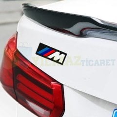 Bmw M Logo Depo Kapağı Bagaj Tampon Oto Sticker Yapıştırma 2 Adet