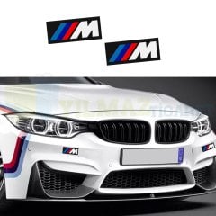 Bmw M Logo Depo Kapağı Bagaj Tampon Oto Sticker Yapıştırma 2 Adet