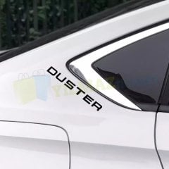 Dacia Duster Kapı Kolu Ayna Yan Kapı Kelebek Cam Oto Sticker 4 Ad