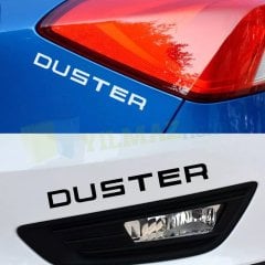 Dacia Duster Kapı Kolu Ayna Yan Kapı Kelebek Cam Oto Sticker 4 Ad