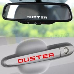 Dacia Duster Kapı Kolu Ayna Yan Kapı Kelebek Cam Oto Sticker 4 Ad