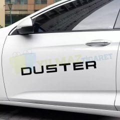 Dacia Duster Kapı Kolu Ayna Yan Kapı Kelebek Cam Oto Sticker 4 Ad