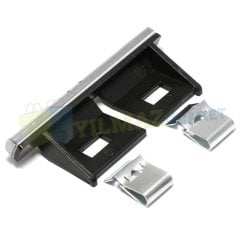 Audi Quattro Logo Ön Panjur Bagaj Arka Set Metal Kırmızı Amblem Yüksek Kalite