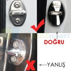 Seat Fr Logo Kapı Kilidi Karşılığı Arma Amblem Paslanmaz Çelik 2 ADET