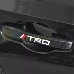 Toyota TRD Kapı Kolu Jant Silecek Oto Sticker Yapıştırma 6 Adet
