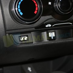 Volkswagen R Logo Sibop Kapağı Metal Jant Vites Torpido Direksiyon R Logo Damla Sticker Etiket 10 Ad