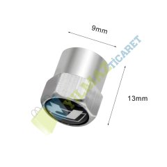 Volkswagen R Logo Sibop Kapağı Metal Jant Vites Torpido Direksiyon R Logo Damla Sticker Etiket 10 Ad