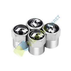 Volkswagen R Logo Sibop Kapağı Metal Jant Vites Torpido Direksiyon R Logo Damla Sticker Etiket 10 Ad