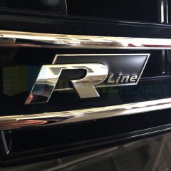 Volkswagen B8 Passat R Line Vidalı Ön Panjur Logo Arma Amblem Paslanmaz Çelik Siyah