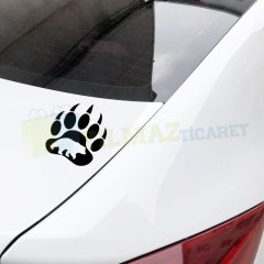 Yaban Pençe Pati Araba Oto Sticker 4x4 Off Road Çıkartma 2 Adet