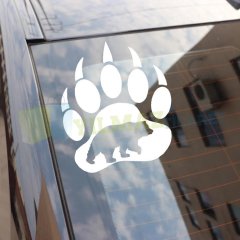 Yaban Pençe Pati Araba Oto Sticker 4x4 Off Road Çıkartma 2 Adet