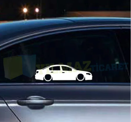 Volkswagen Passat Basık Araç Kelebek Cam Oto Sticker 1 Çift