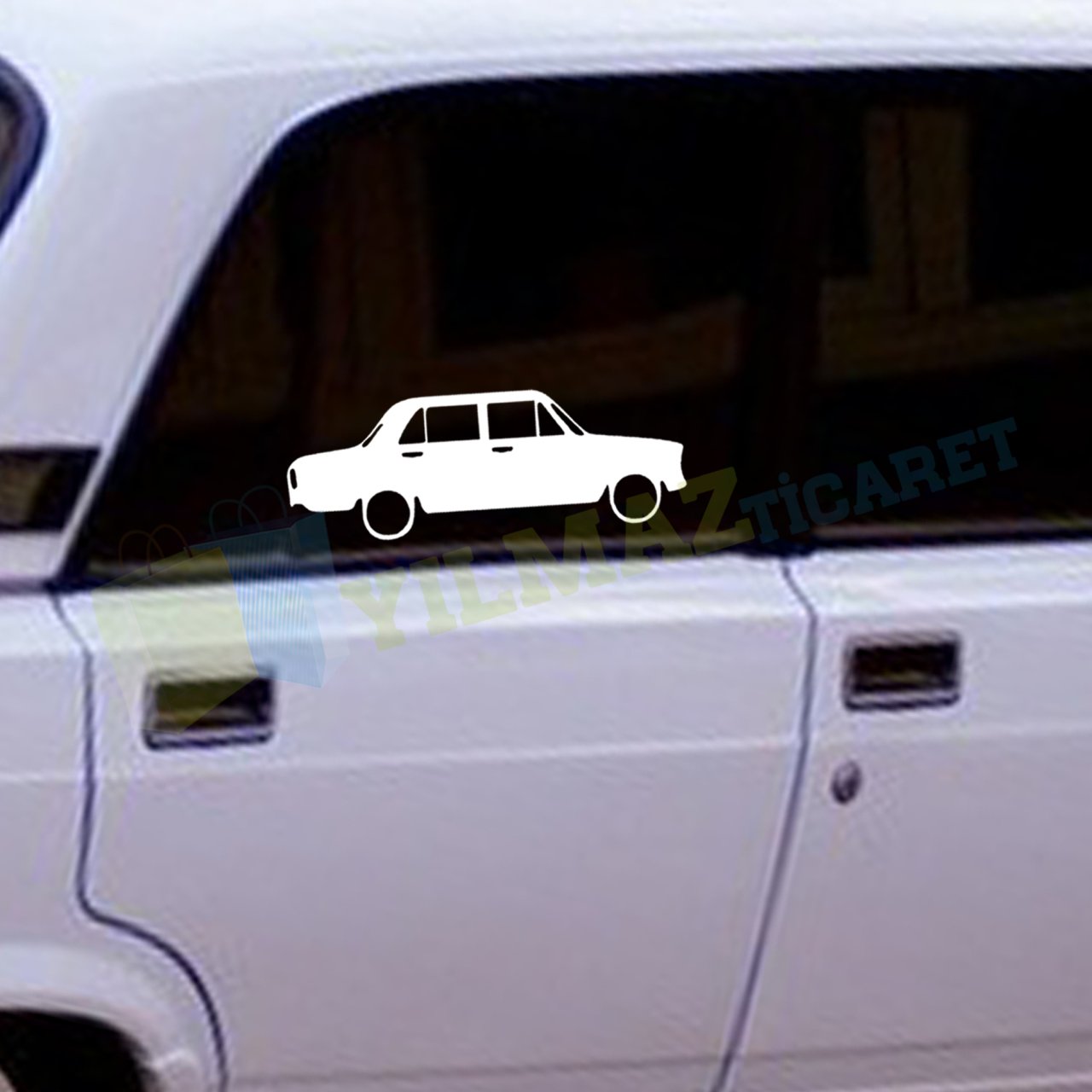 Tofaş Serçe Basık Araç Sticker Araba Etiket 1 Çift Kaliteli Folyo