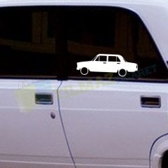 Tofaş Serçe Basık Araç Sticker Araba Etiket 1 Çift Kaliteli Folyo