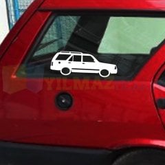 Tofaş Kartal Basık Araç Kelebek Cam Oto Sticker Yapıştırma Araba Etiket 1 Çift