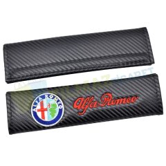 Alfa Romeo Logo Nakış İşleme Emniyet Kemer Pedi 2 Adet Kaliteli