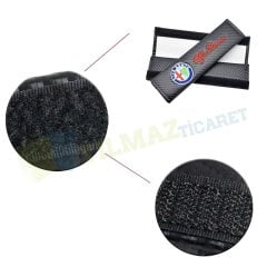 Alfa Romeo Logo Nakış İşleme Emniyet Kemer Pedi 2 Adet Kaliteli