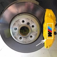 Bmw M Logo Kaliper Oto Sticker Yapıştırma Çıkartma Etiket 6 Ad