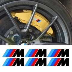 Bmw M Logo Kaliper Oto Sticker Yapıştırma Çıkartma Etiket 6 Ad