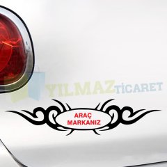 Tüm Araçlara Kişiye Özel Alev Araç Oto Sticker Motosiklet Etiket Araba Çıkartma