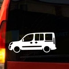 Fiat Doblo 2006-2007 Basık Araç Oto Sticker Yapıştırma Etiket 2Ad